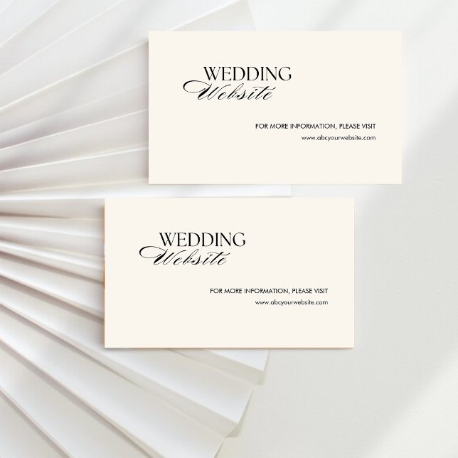 Retro Black checkad bröllop-webbplats Tilläggskort (Skapare uppladdad)