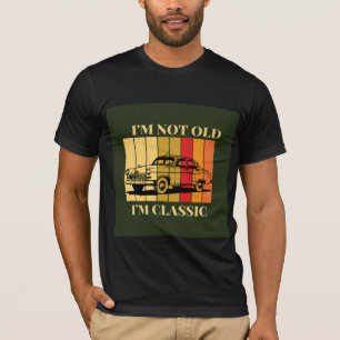 Retro Black Classic T-Shirt