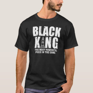 Retro Black Kung Historik Afrikansk prid Mel T Shirt