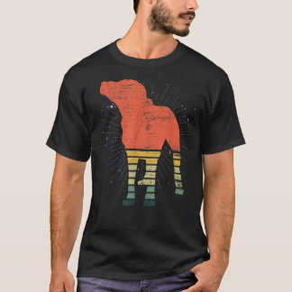 Retro Black Lab T Shirt