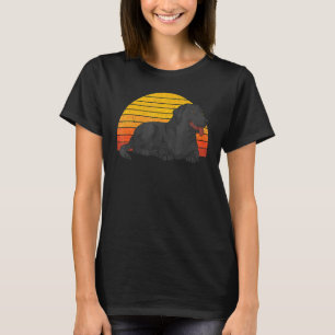 Retro Black Labrador Hundägare Pet Animal Black L T Shirt