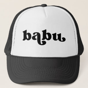 Retro Black och White Grandpa African Babu Keps