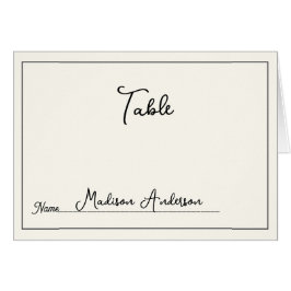 Retro Black White Bröllop-monteringskort Hälsningskort