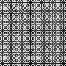 Retro Black White Geometric Linjer Mönster Kakelplatta