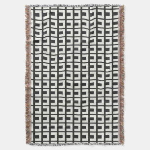 Retro Black White Geometric Mid Century Modern Filt