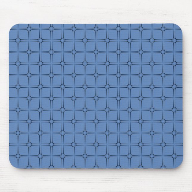 Retro Bliss Mousepad, Blue Musmatta (Framsidan)