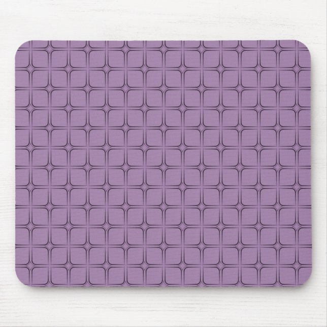 Retro Bliss Mousepad, Lavender Musmatta (Framsidan)