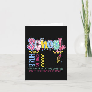 Retro Blixt Tillbaka Till Skolan Turné Lärare K Kort