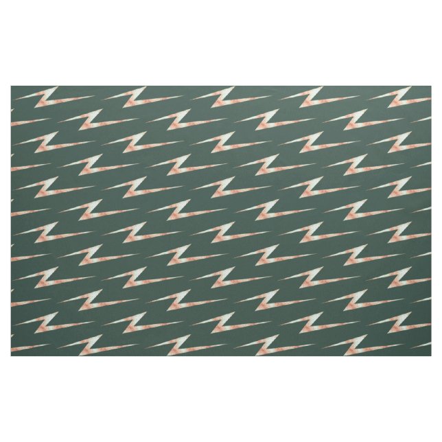Retro Blixts Bolts Fabric Tyg (Yard)