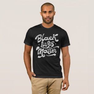 Retro BLM-meddelandetjänst - Påstående med fetstil T Shirt