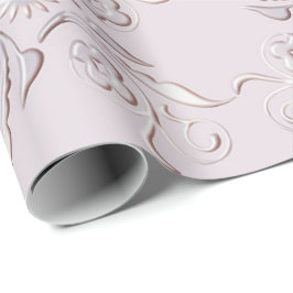 Retro blom- design presentpapper