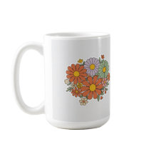 Retro blomkrukka – Vintage tusenskönor och vilda b