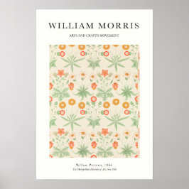 Retro blomma poster