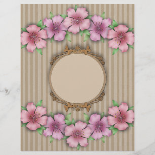 Retro, blommigt