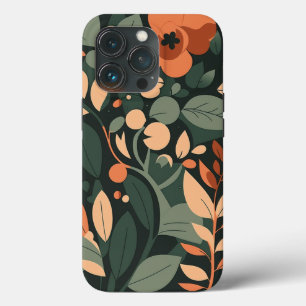 Retro Blommigt Art Mönster