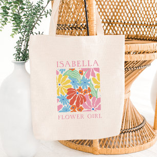 Retro Blommigt Bröllop Bag - Cute Anpassningsbar F Tygkasse