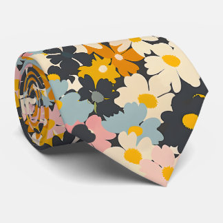 Retro Blommigt Cottagecore Neck Tie Slips