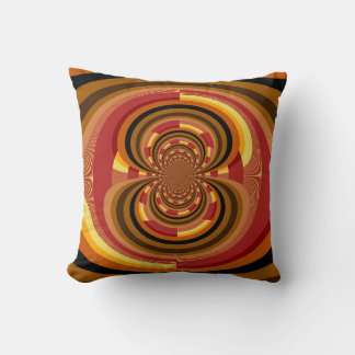Retro Blommigt Decorative Art Kudde