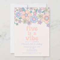 Retro Blommigt Fem är en Vibe-fyller 5 år