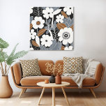 Retro Blommigt i mitten av århundradet - modern Canvastryck<br><div class="desc">Retro Blommigt Mid Century Modern Canvas Wall Art Den här vackra blommigten i stil är perfekten för återplantering av modernt älskare i mitten av århundradet. Det här är blommigtens arbetsyta som finns i många olika former och storlekar. Du kan markera formen och storlekt genom att klicka på alternativen till högerna...</div>