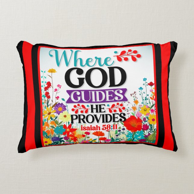 Retro Blommigt - inspiration Prydnadskudde (Framsidan)