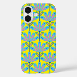 Retro Blommigt Series halv-droppe