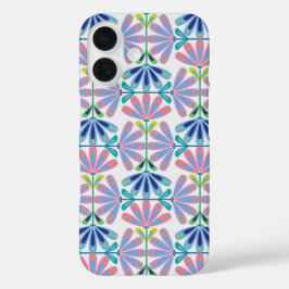 Retro Blommigt Series halv-droppe