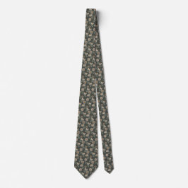 Retro Blommigt Vår Garden Neck Tie Slips