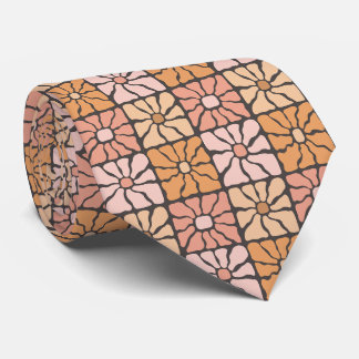 Retro Blommigt Vår Garden Neck Tie Slips