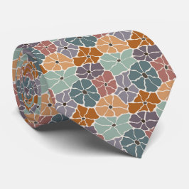 Retro Blommigt Vår Garden Neck Tie Slips