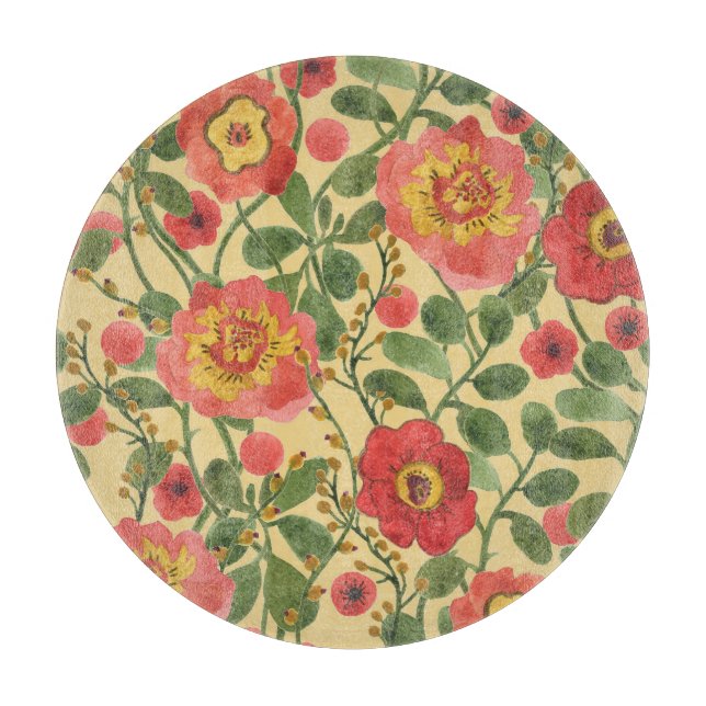 Retro Blommigt Vattenfärg: Timless Elegance (Framsidan)