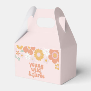 Retro Blommigt Young Vild 3 Presentaskar