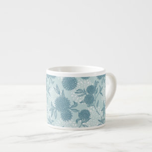 Retro blommönster 2 2 espressomugg