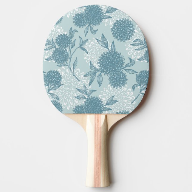 Retro blommönster 2 2 pingisracket (Framsidan)