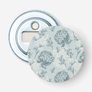 Retro blommönster med viburnumblommor flasköppnare