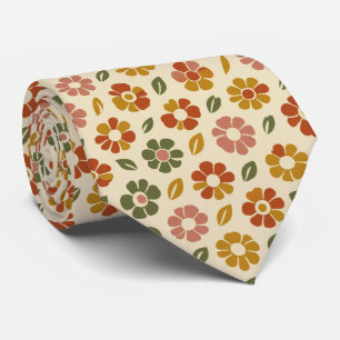 Retro blommönster slips