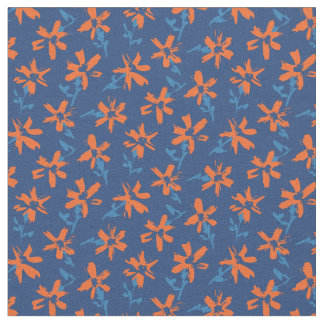 Retro-blommönstret i Boho stil. Abstraktens Daisy Tyg
