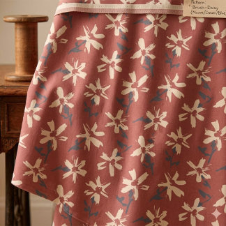 Retro blomster mönster i boho stil. Abstrakt tusen Tyg