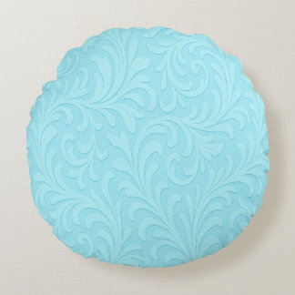 retro blomsterdesign rund kudde