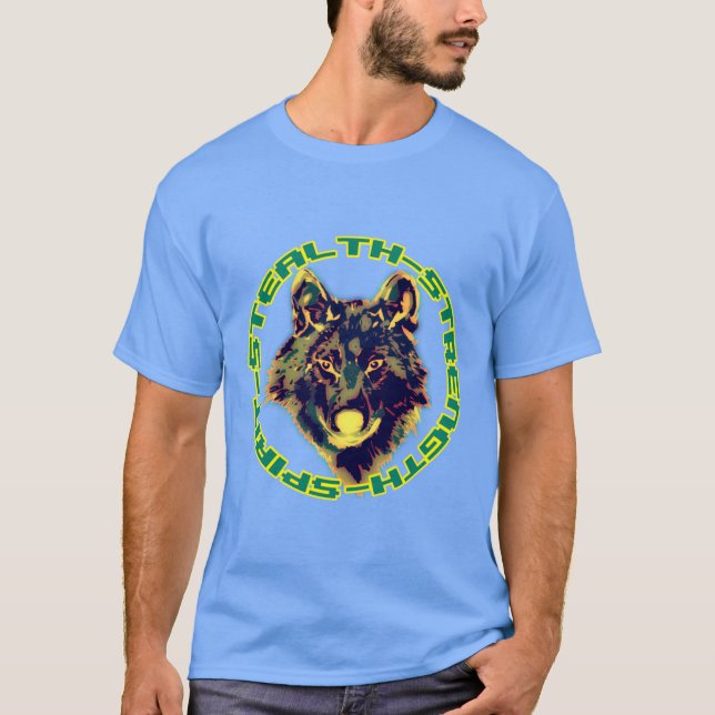 retro blomsterdesign t shirt (Framsida)