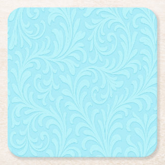 retro blomsterdesign underlägg papper kvadrat