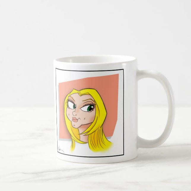 Retro blond mugg (Höger)