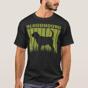 Retro Bloodhound Hund Vintage Gift T Shirt