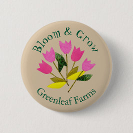 Retro Bloom & Grow Colorful Garden Farm Nursery Knapp