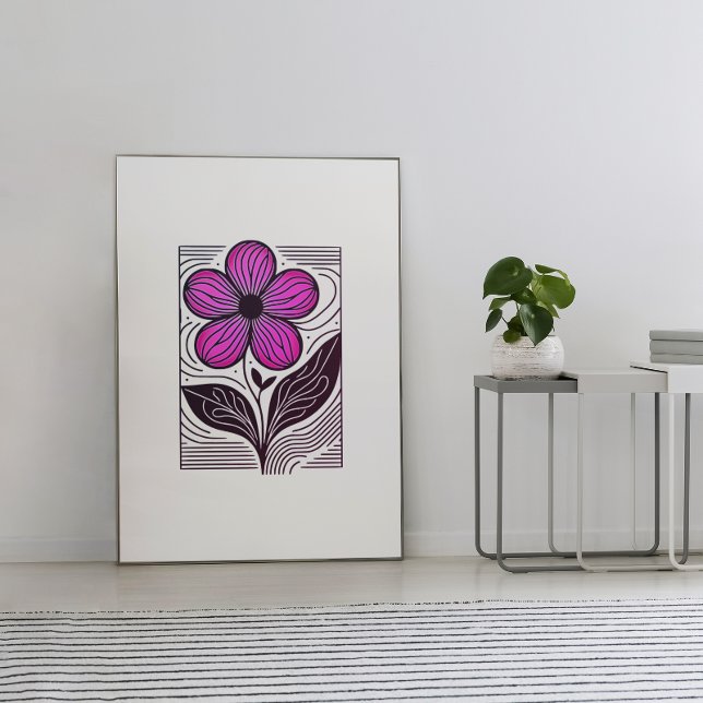 Retro Bloom Vibes Poster (Skapare uppladdad)