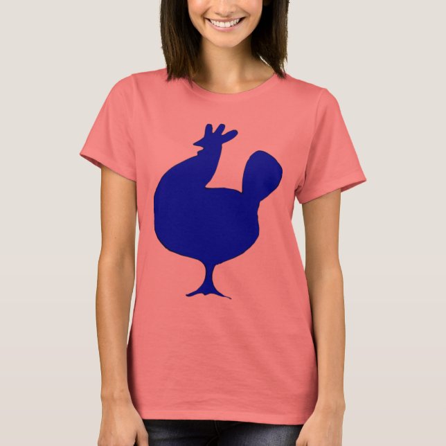Retro Blue Chicken Tee (Framsida)