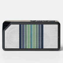 Retro Blue & Grönt Surfboard Stripe