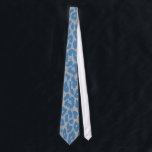Retro Blue Leopard Skriv ut Skin Slips<br><div class="desc">Skal av leopard på djur,  päls</div>