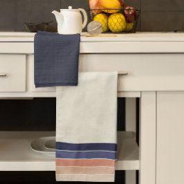 Retro Blue och Perfekt ’Surfboard’ Stripe Kökshandduk