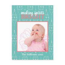 Retro Blue Skapar Spirits Bright Flicka